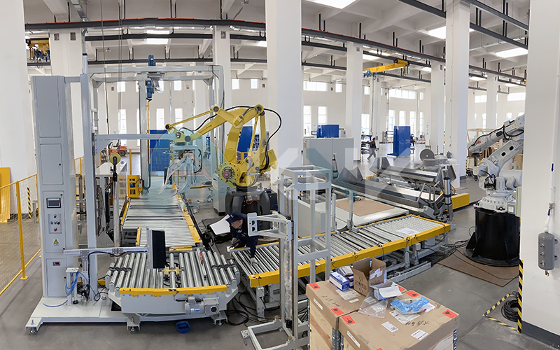 山东无纺布全自动后道包装线