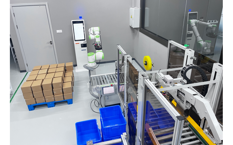 上海药房自动分拣码垛包装线