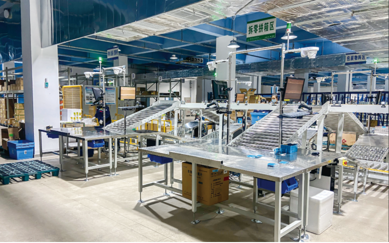 大连国药供应链自动分拣输送线